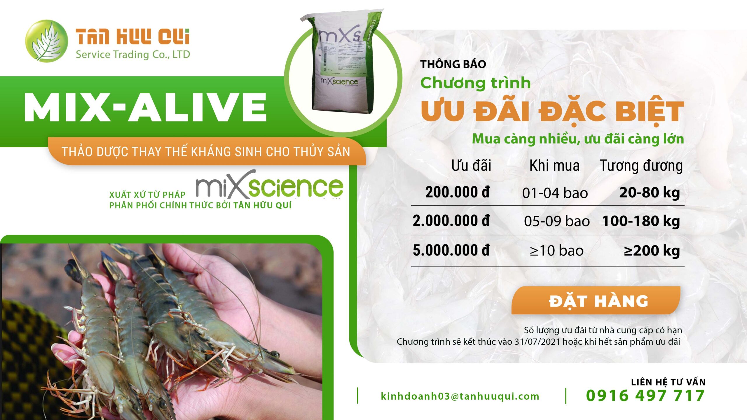 Mix-alive: Thảo dược thay thế kháng sinh